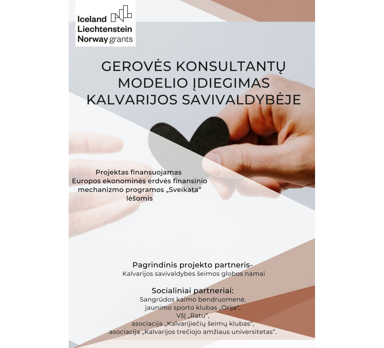 Įgyvendinamas projektas „Gerovės konsultantų modelio įdiegimas Kalvarijos savivaldybėje“