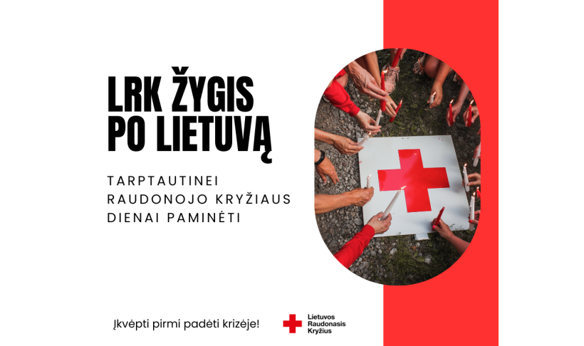 Įkvėpti pirmi padėti krizėje: Lietuvos Raudonasis Kryžius kviečia gyventojus susitikti