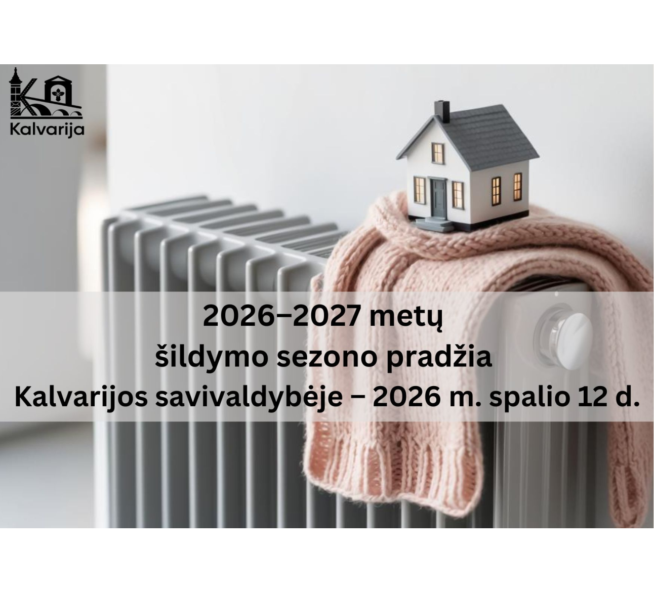 Šildymo sezono pradžia Kalvarijos savivaldybėje