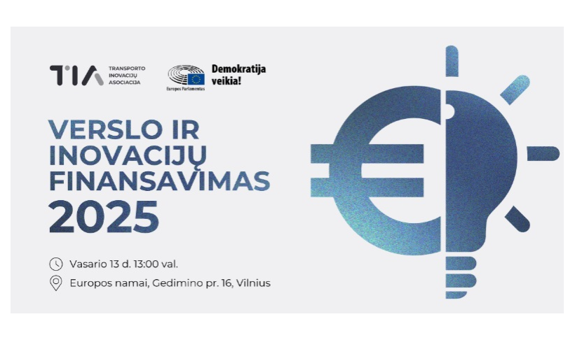 Kvietimas į renginį „Verslo ir inovacijų finansavimas 2025“