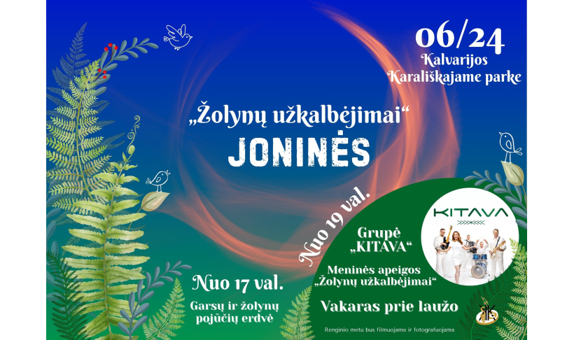 Joninės Kalvarijos Karališkajame parke 2025