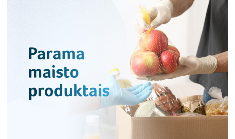 Paramos maisto produktais dalijimas Kalvarijos savivaldybėje