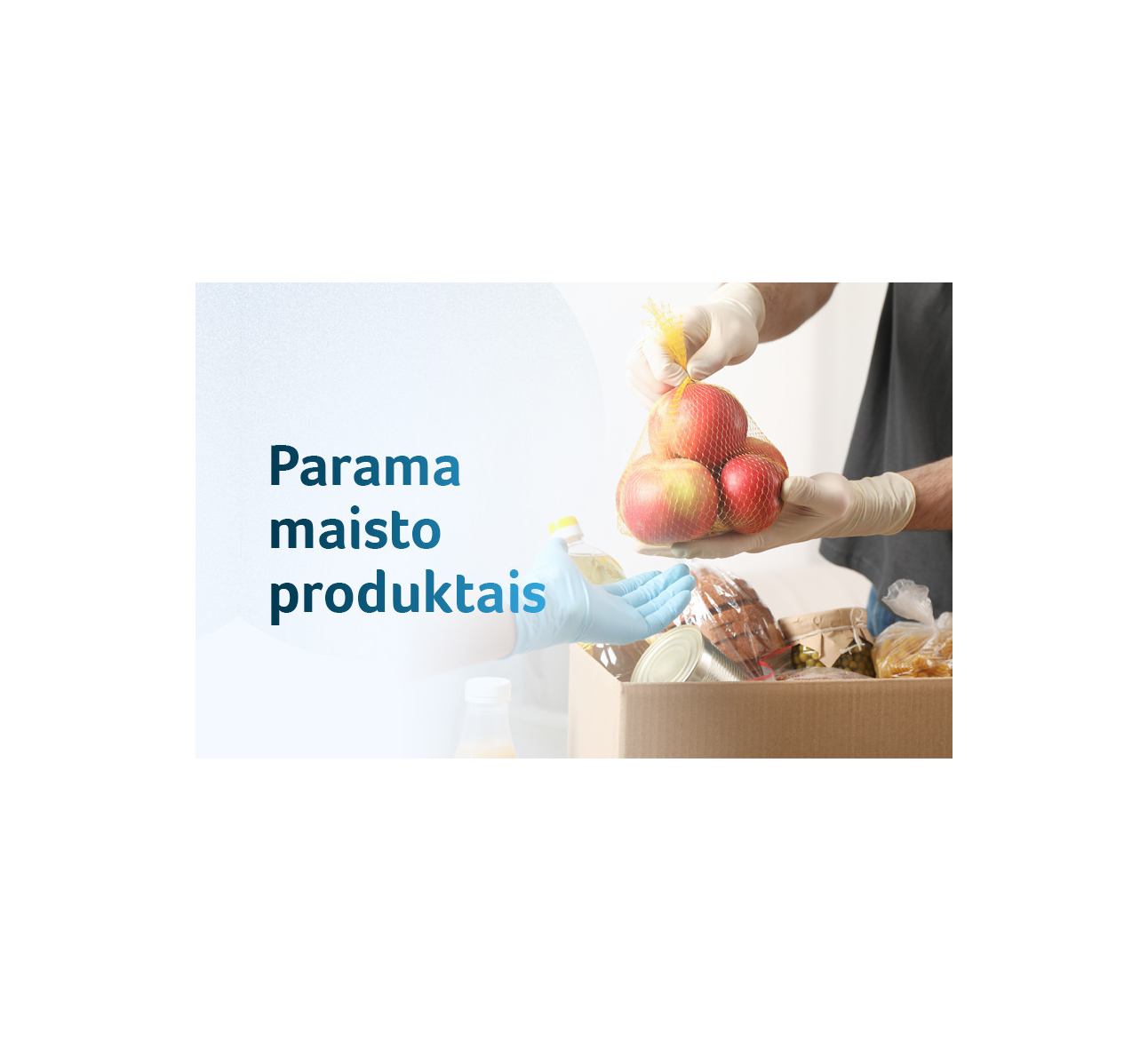 Paramos maisto produktais dalijimas Kalvarijos savivaldybėje