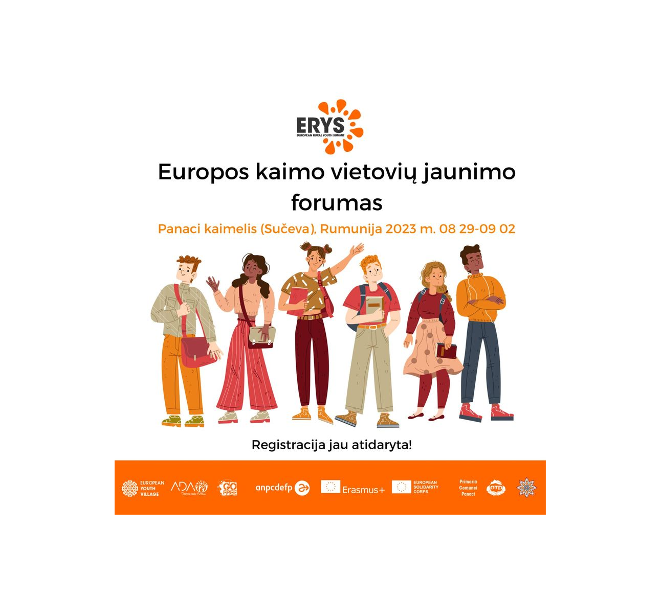 Europos kaimo vietovių jaunimo forumas (Rumunija)-nemokamai