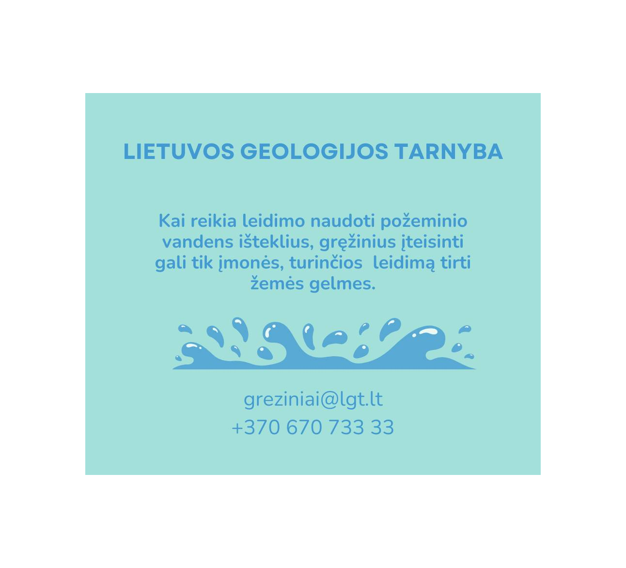 Kaip įteisinti gręžinį, kai reikia leidimo naudoti požeminio vandens išteklius