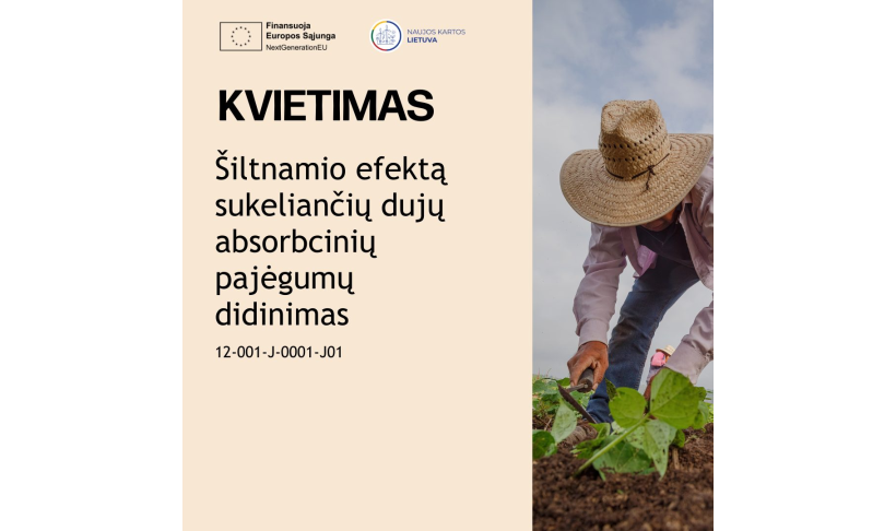 Ūkininkai kviečiami dalyvauti naujoje priemonėje ŠESD emisijoms mažinti