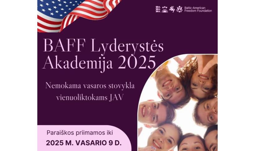 Vienuoliktoke, teik paraišką į BAFF Lyderystės Akademiją 2025!