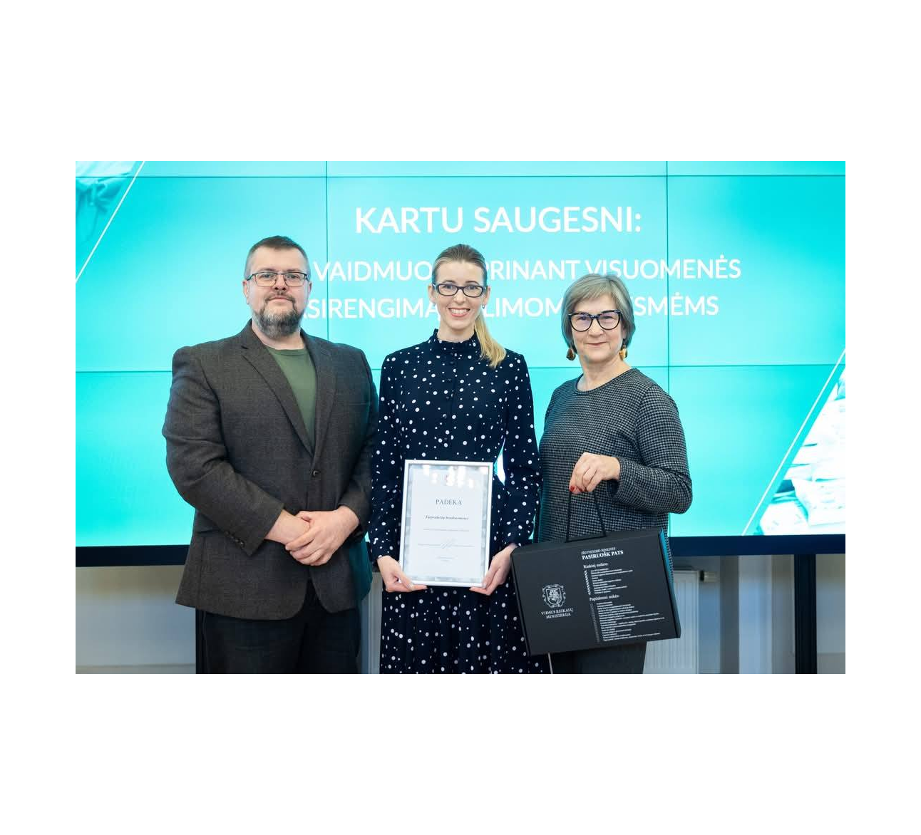 Civilinės saugos švietimo renginyje padėka Tarprubežių bendruomenei