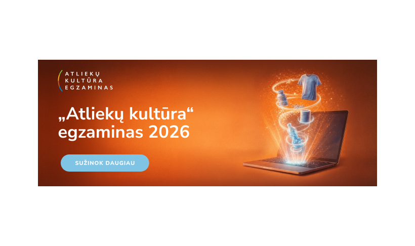 Ar būtum pirmūnas „Atliekų kultūros“ egzamine? Sužinok balandžio 30-ąją