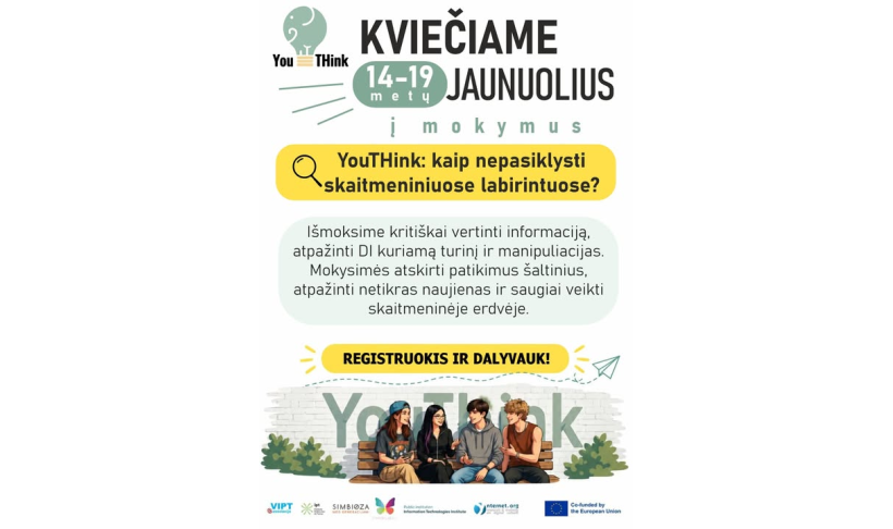 Kviečiame jaunuolius į mokymus