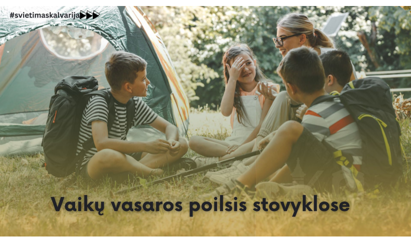 Vaikų vasaros poilsis 2026