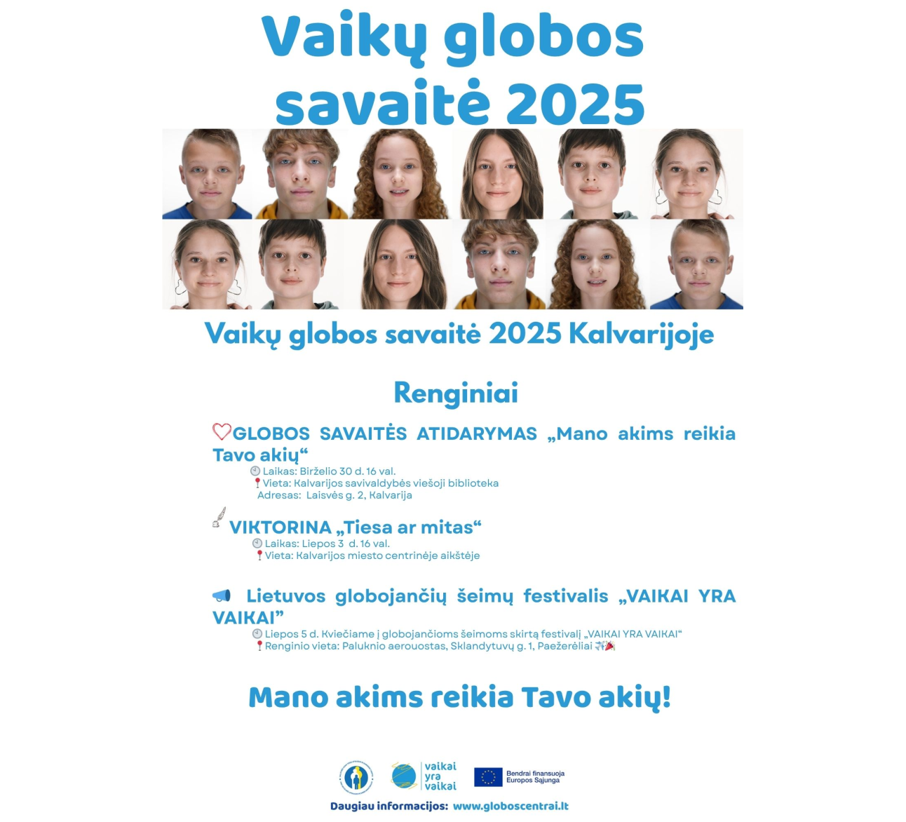 Globos savaitė. Viktorina „Tiesa ar mitas“