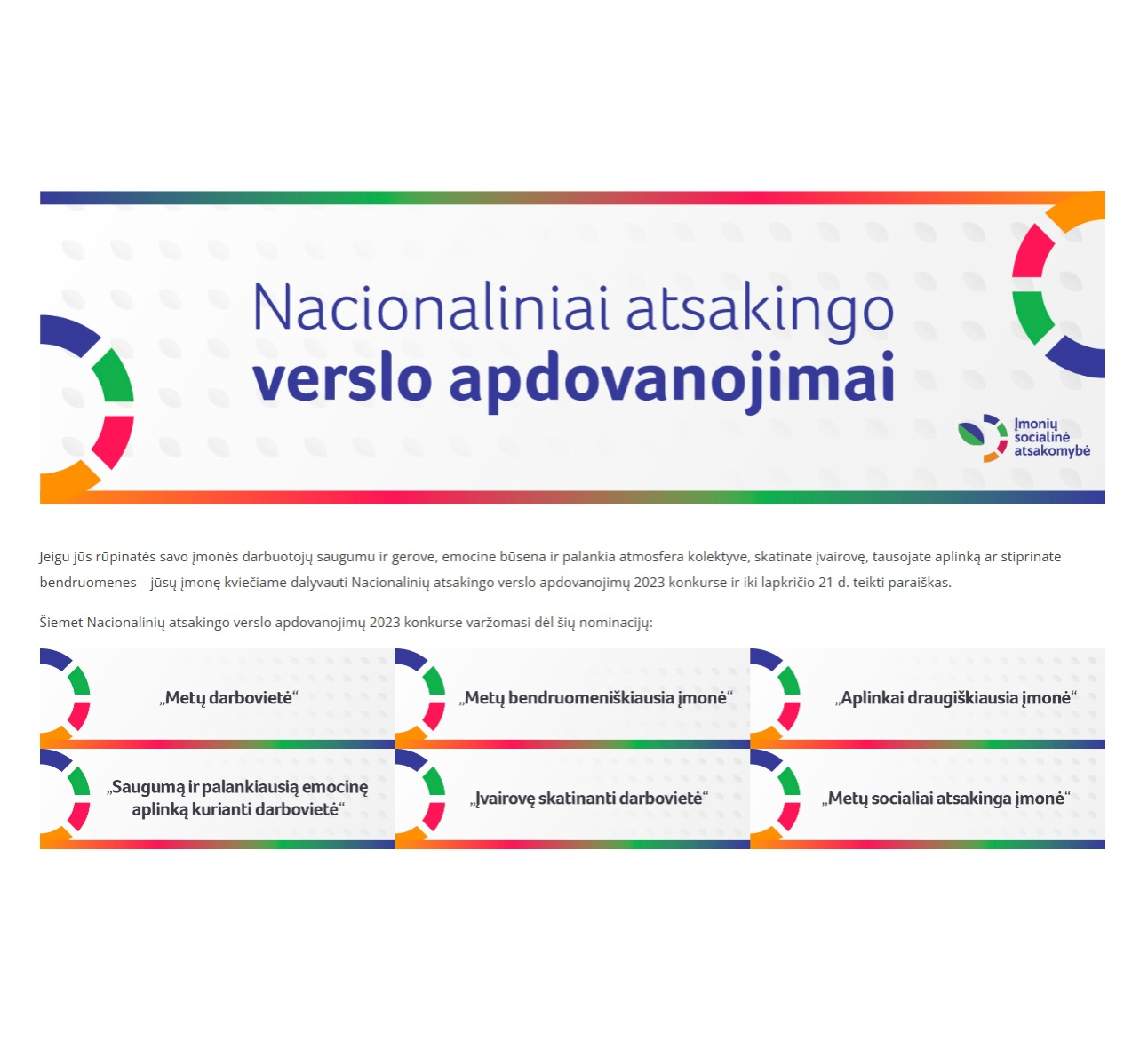 Nacionaliniai atsakingo verslo apdovanojimai