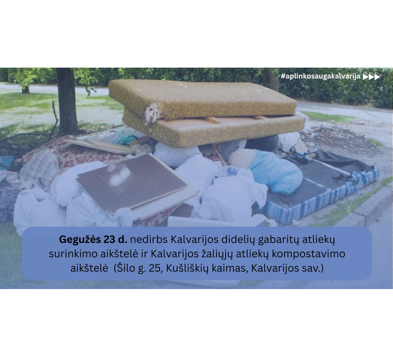 Aktuali informacija gyventojams