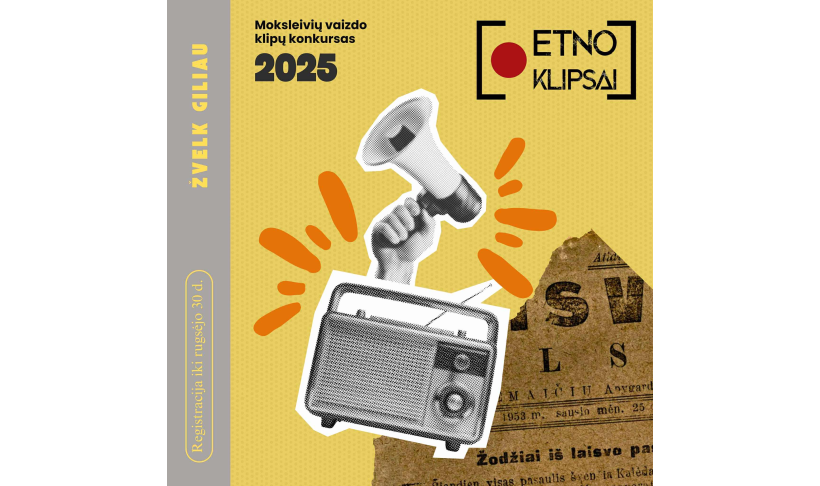 Kviečiame 5-12 klasių moksleivius dalyvauti EtnoKlipsų konkurse!