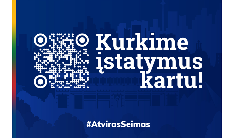 Kvietimas prisijungti prie platformos „Atviras Seimas“