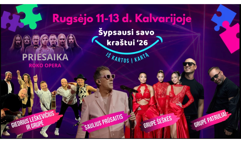 Kalvarijos krašto šventė „Šypsausi savo kraštui' 26“