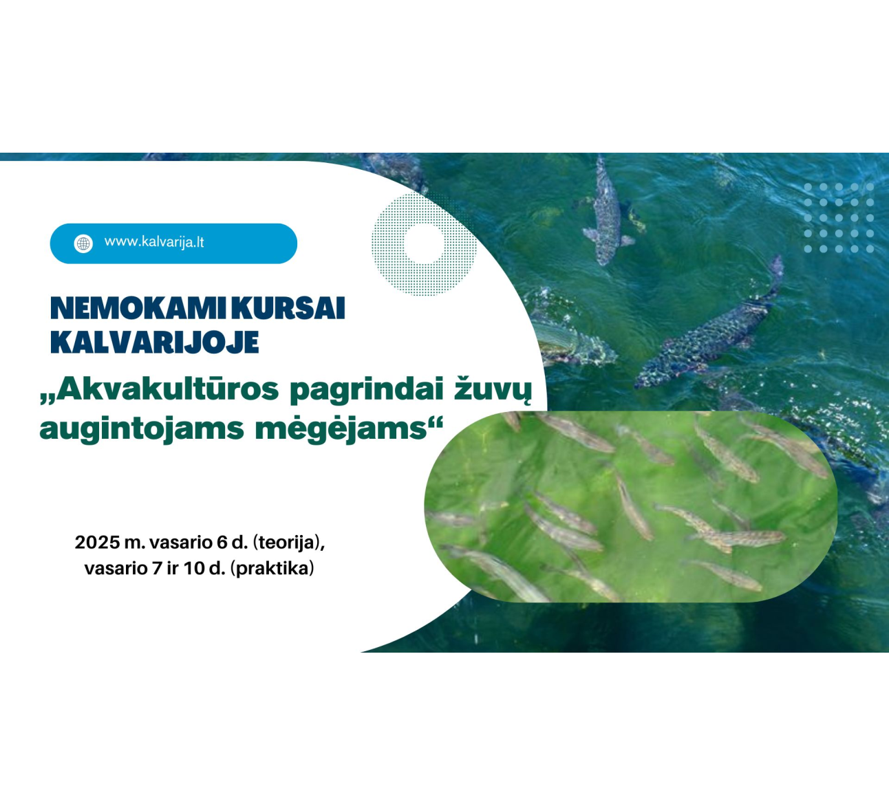 Nemokami žuvininkystės mokymo kursai