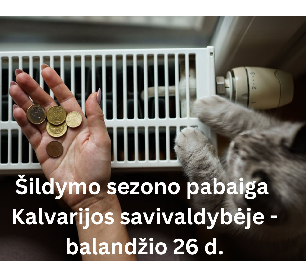 Balandžio 26-ąją baigiamas 2023-2024 m. šildymo sezonas