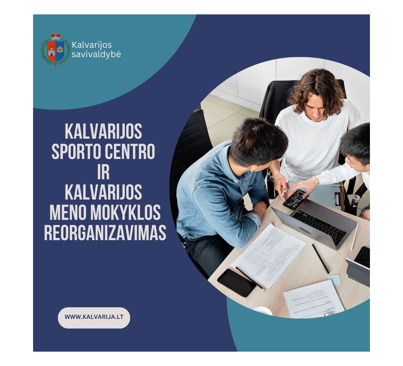 Kalvarijos sporto centro ir Kalvarijos meno mokyklos reorganizavimas