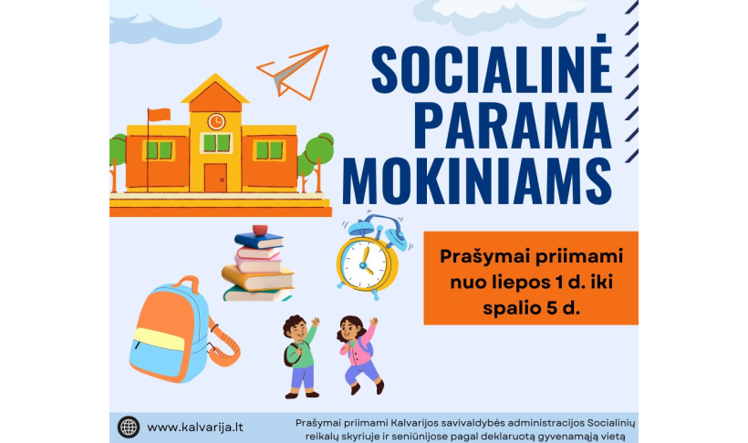 Socialinė parama mokiniams