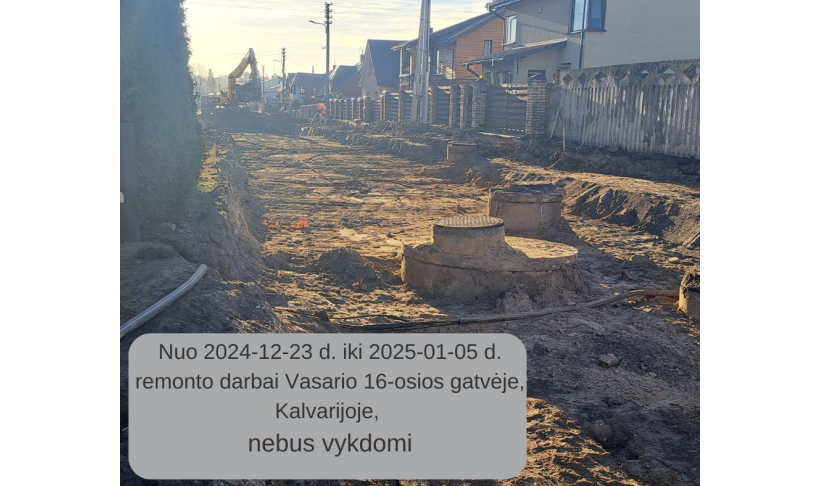 Gyventojų dėmesiui!