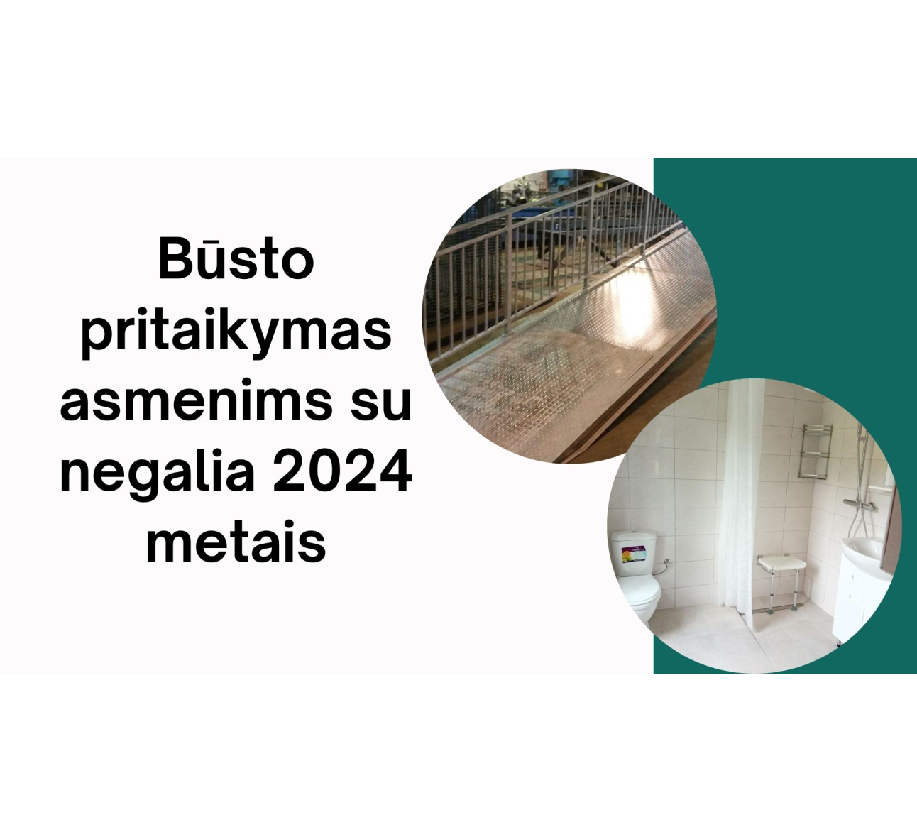 Būsto pritaikymas asmenims su negalia 2024 metais
