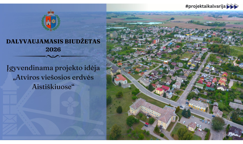 Dalyvaujamojo biudžeto įgyvendinimas Kalvarijos savivaldybėje