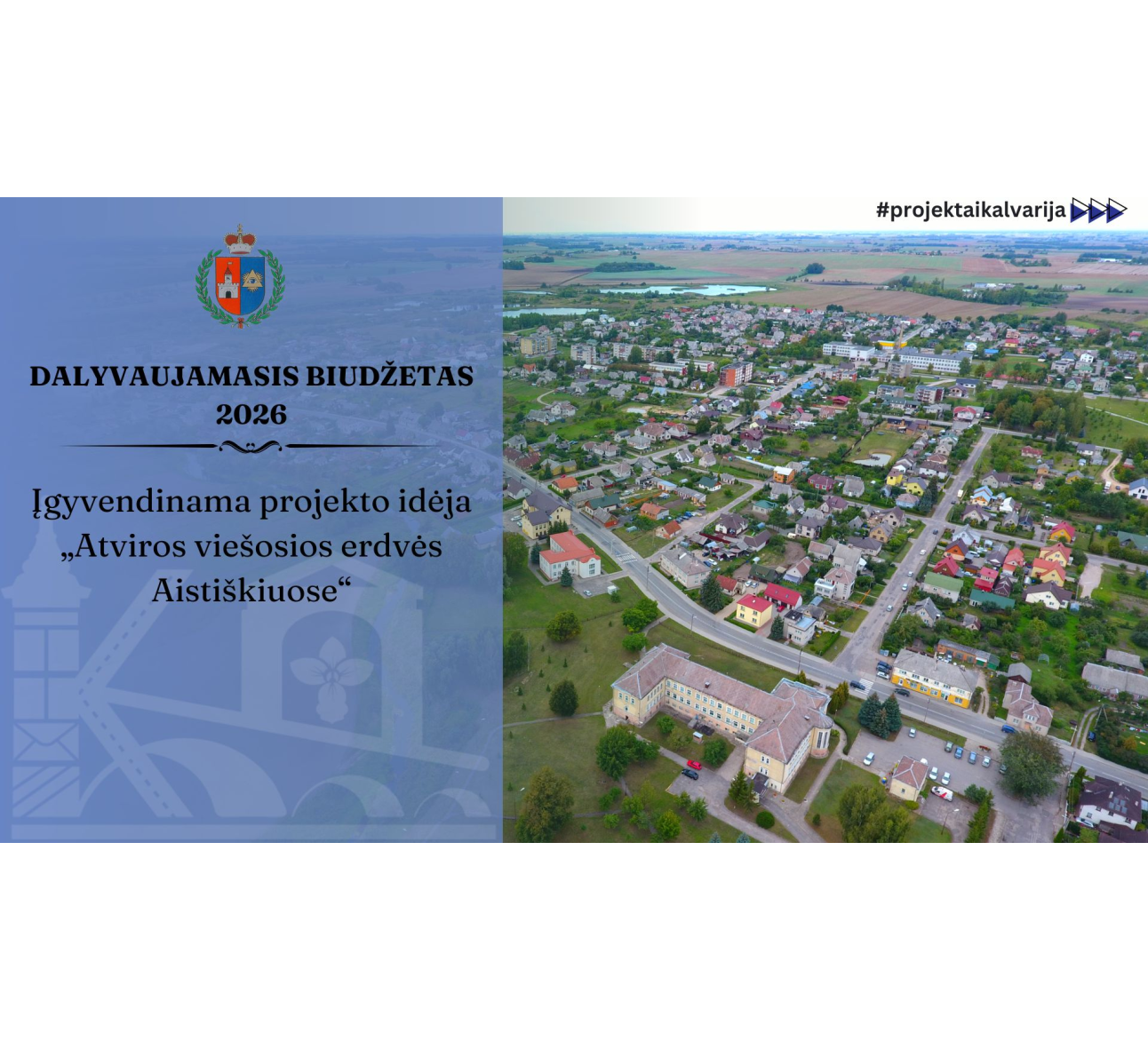Dalyvaujamojo biudžeto įgyvendinimas Kalvarijos savivaldybėje
