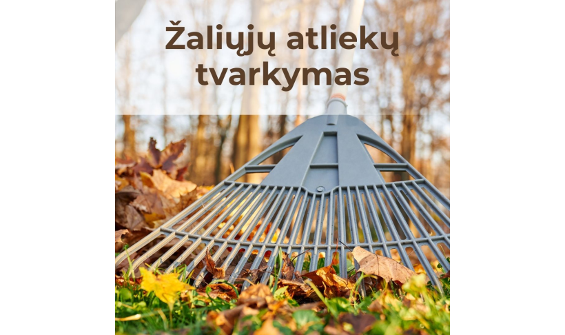 Atmintinė gyventojams dėl žaliųjų atliekų tvarkymo