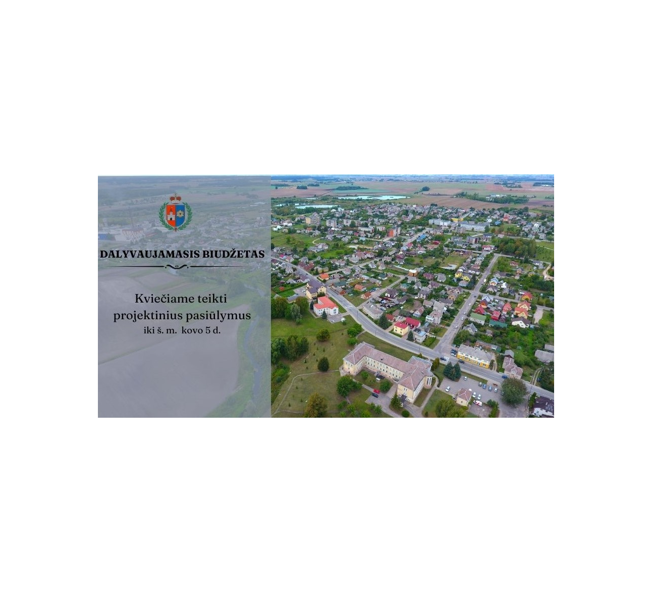 Dalyvaujamasis biudžetas 2025: kviečiame teikti projektinius pasiūlymus