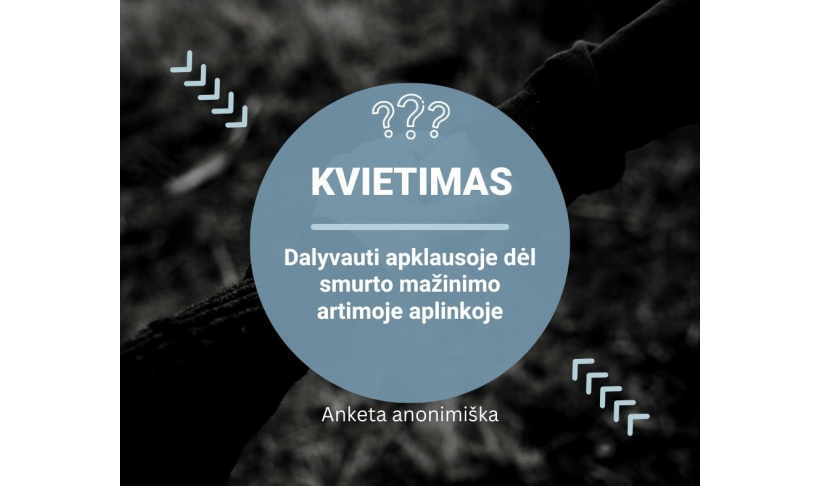 Kviečiame dalyvauti apklausoje dėl smurto artimoje aplinkoje