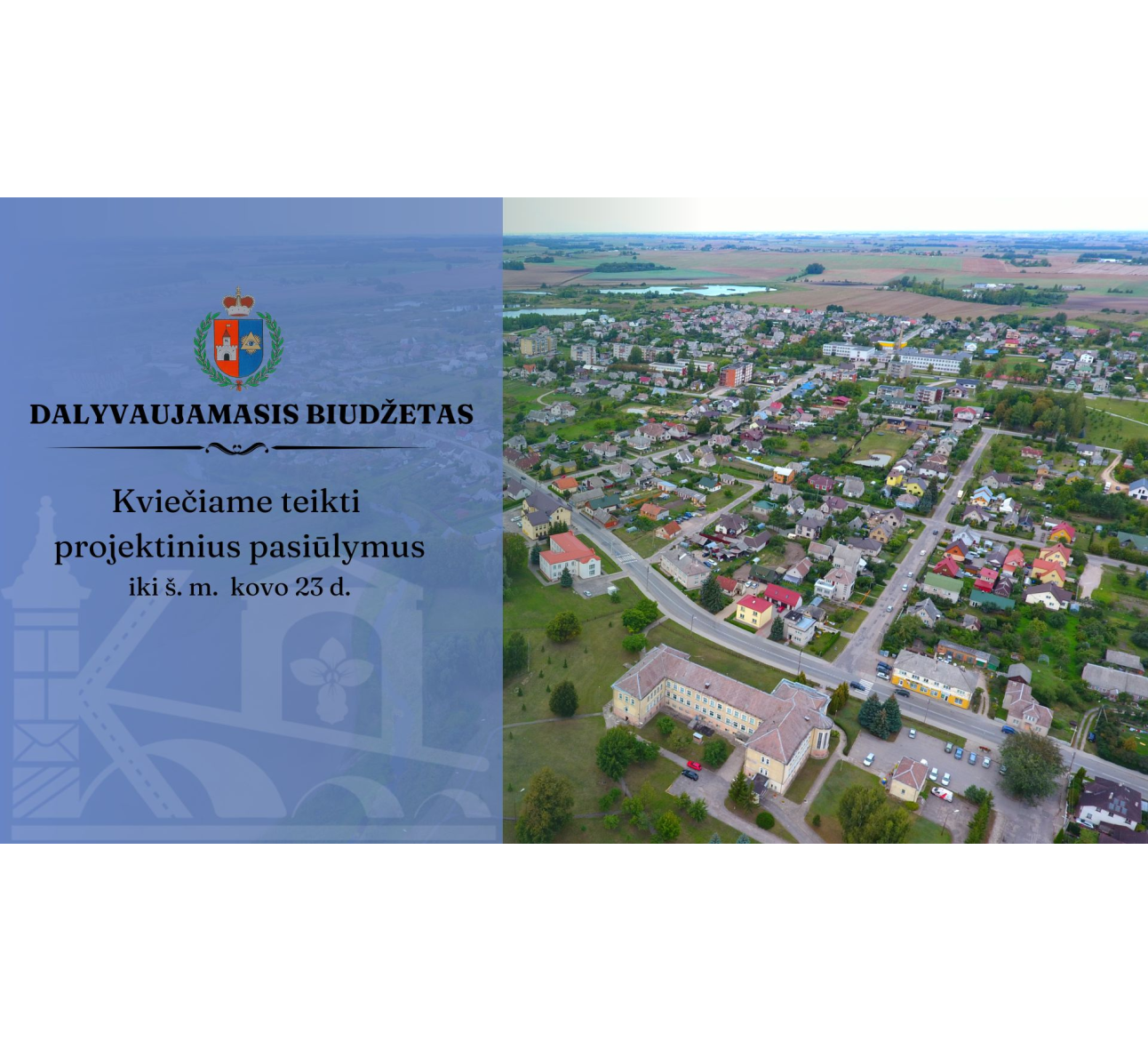 Dalyvaujamasis biudžetas 2026: kviečiame teikti projektinius pasiūlymus