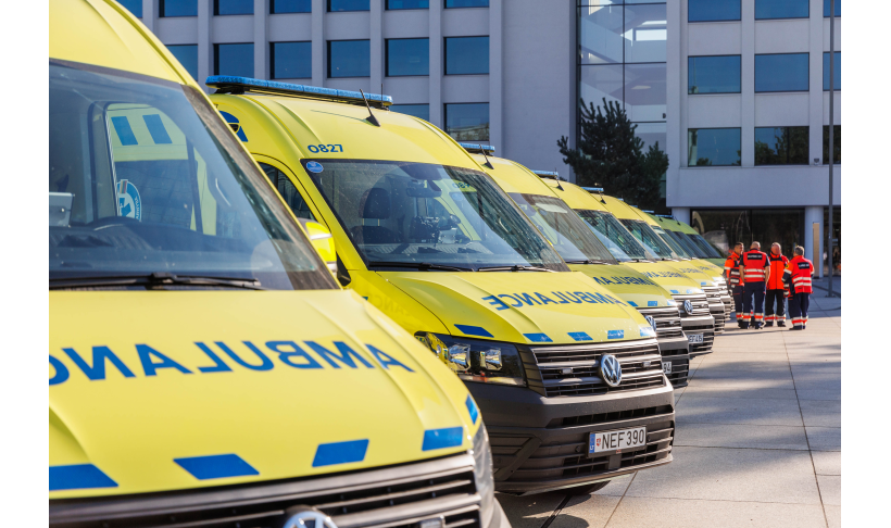 GMP transporto parko atnaujinimas – 15 naujų greitosios medicinos pagalbos automobilių pasieks regionus