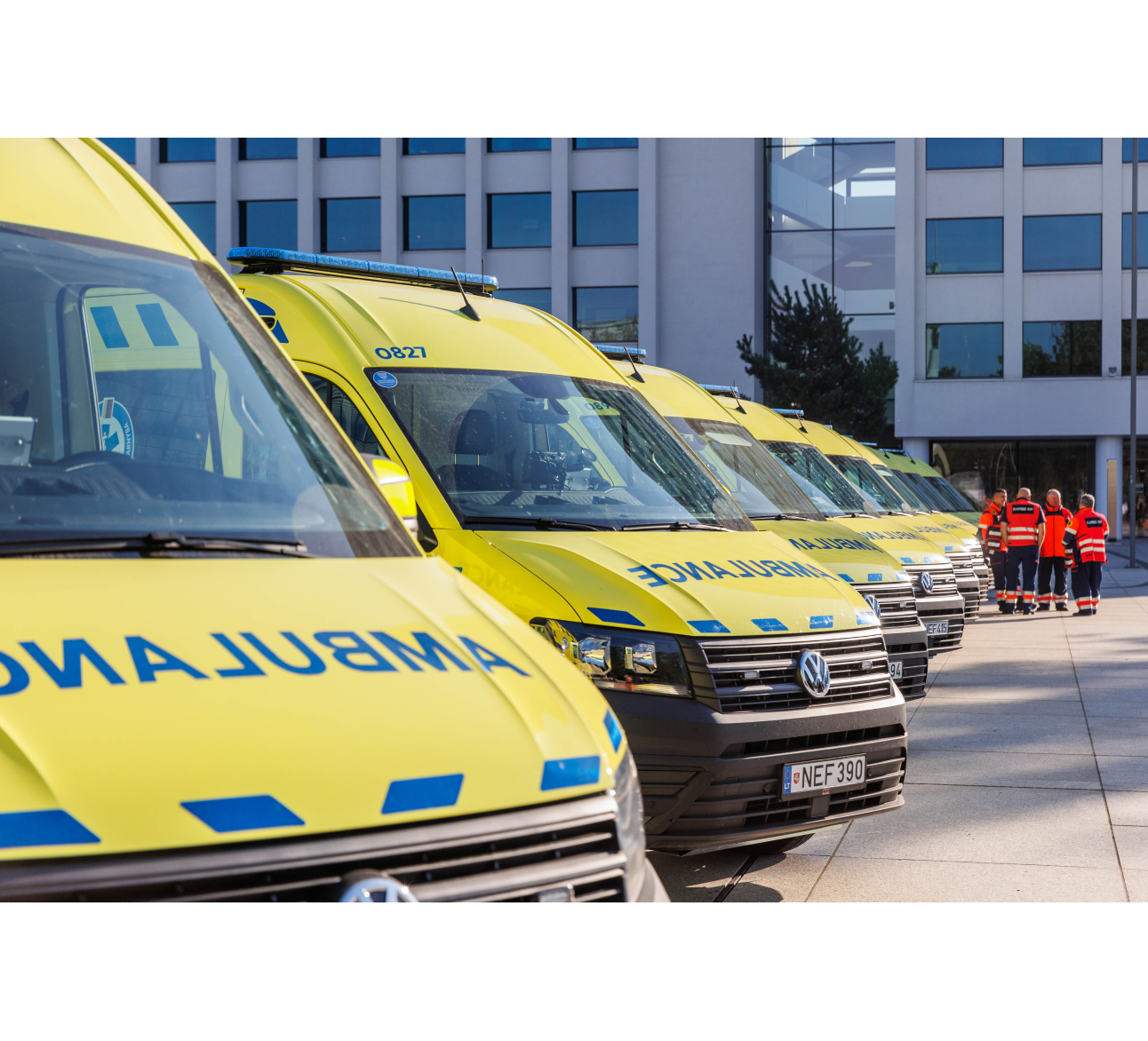 GMP transporto parko atnaujinimas – 15 naujų greitosios medicinos pagalbos automobilių pasieks regionus