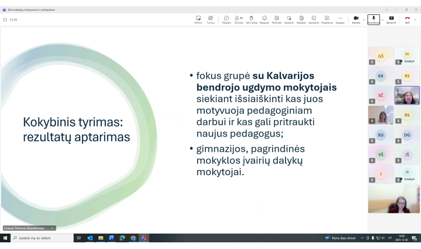 Kalvarijoje pristatytas MRU tyrimas 