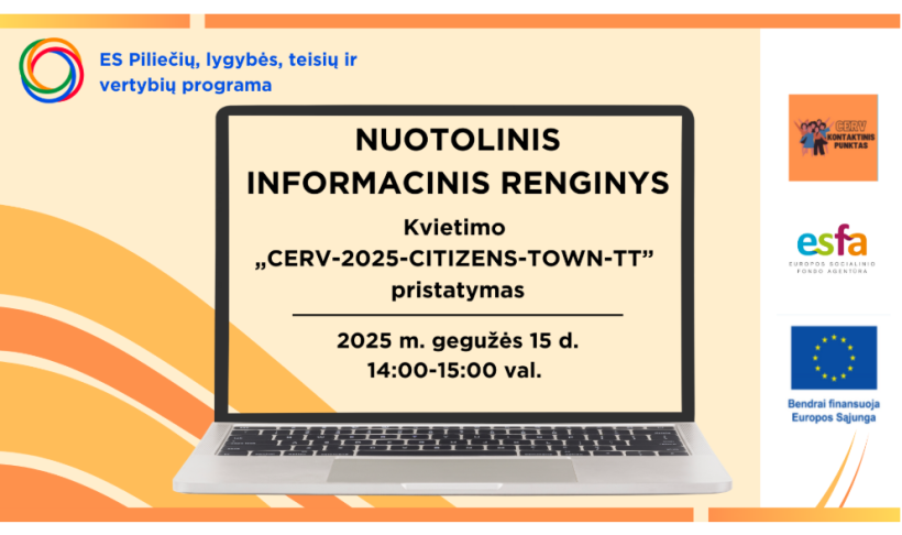 Kviečiame į nuotolinį informacinį renginį!
