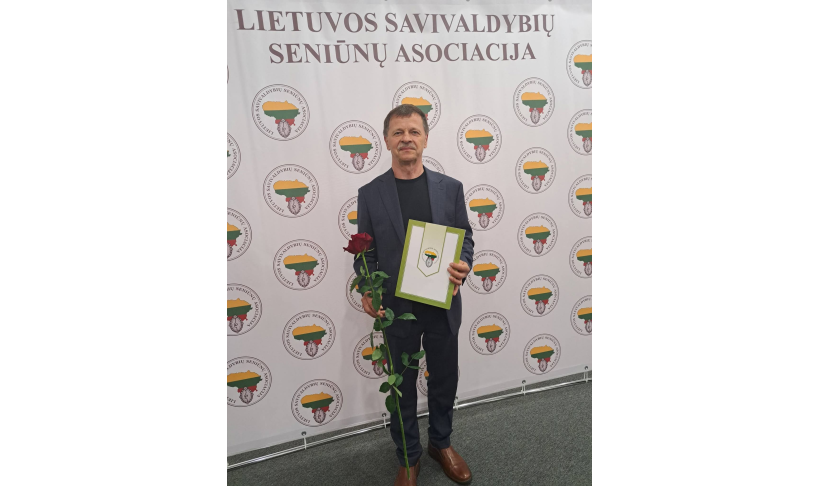 Liubavo seniūnui Lietuvos savivaldybių seniūnų asociacijos apdovanojimas