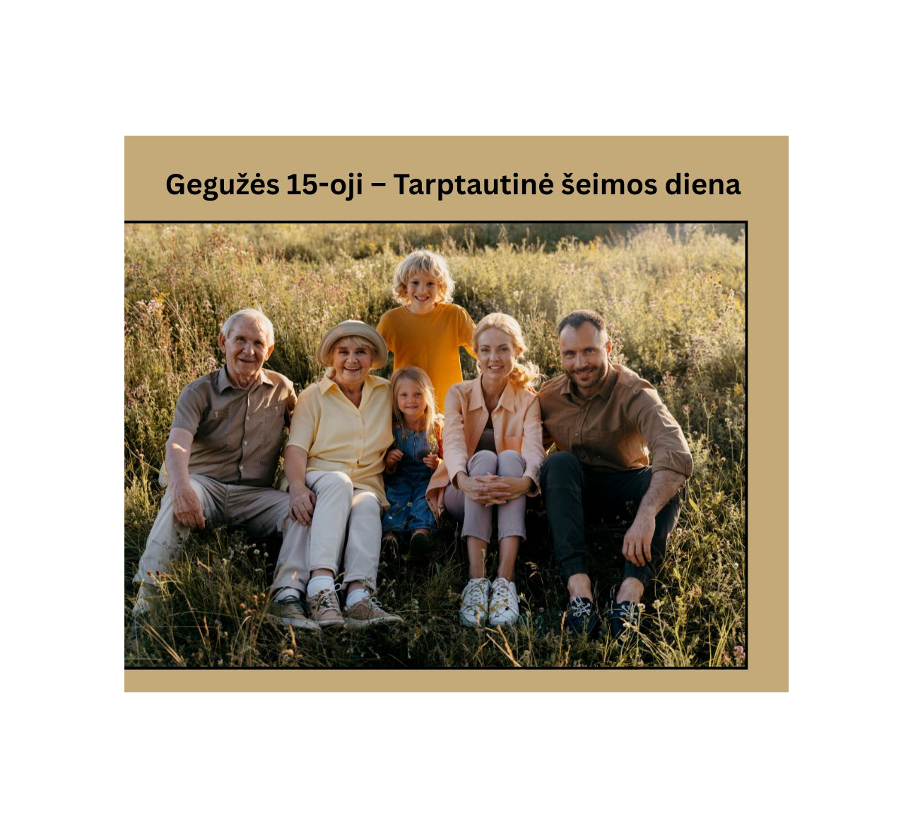 Gegužės 15-oji – Tarptautinė šeimos diena
