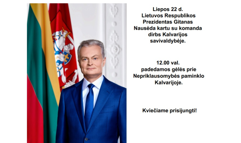 Prezidento G. Nausėdos vizitas
