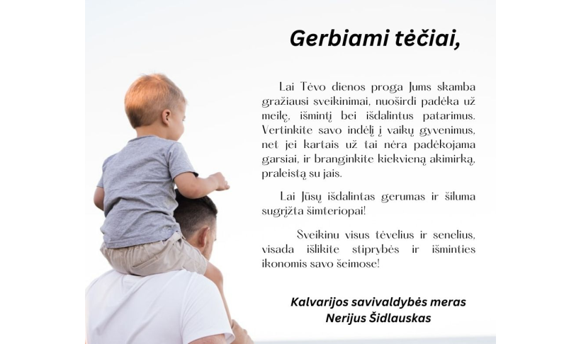 Mero sveikinimas