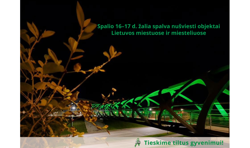 Kalvarijos savivaldybė prisideda prie organų donorystės iniciatyvos – pastatai nušvis žaliai