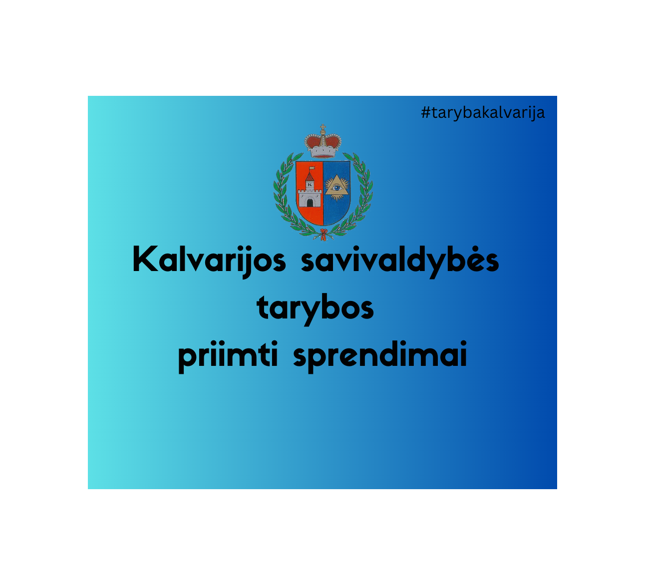2025 m. lapkričio 28 d. vykusio 33-iojo Kalvarijos savivaldybės tarybos posėdžio metu buvo svarstyti ir priimti gyventojams aktualūs sprendimai