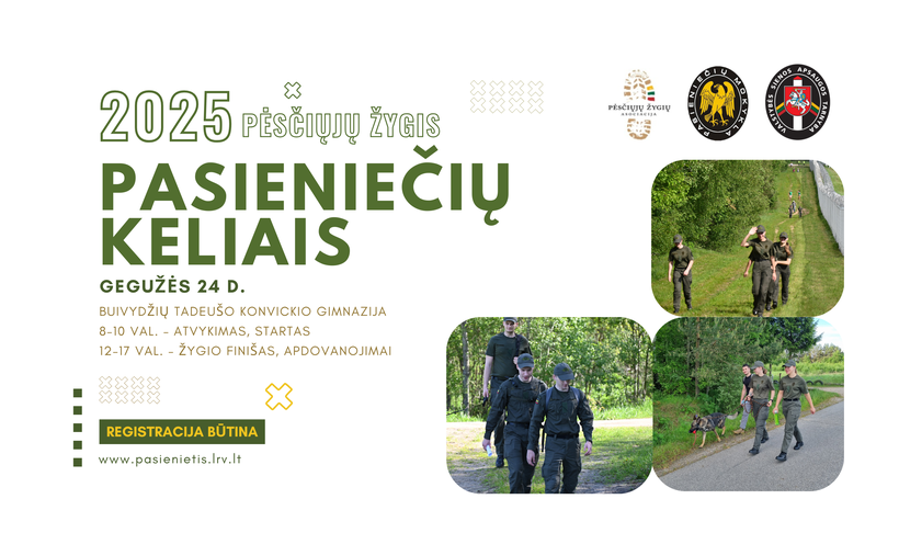 Kviečiame į žygį „Pasieniečių keliais 2025“