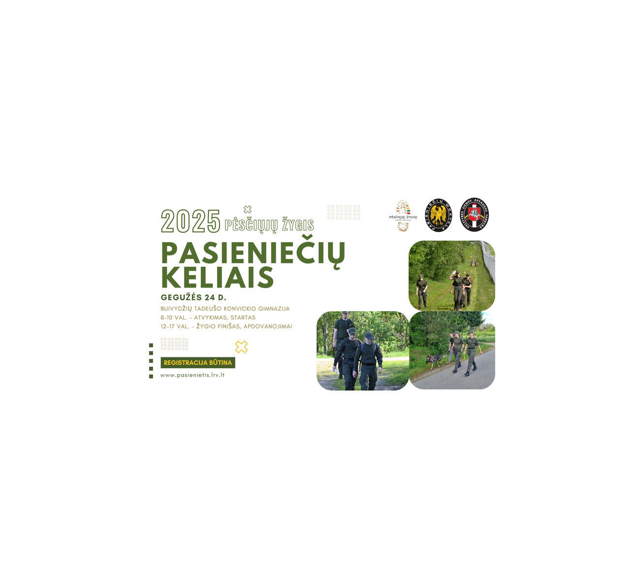 Kviečiame į žygį „Pasieniečių keliais 2025“