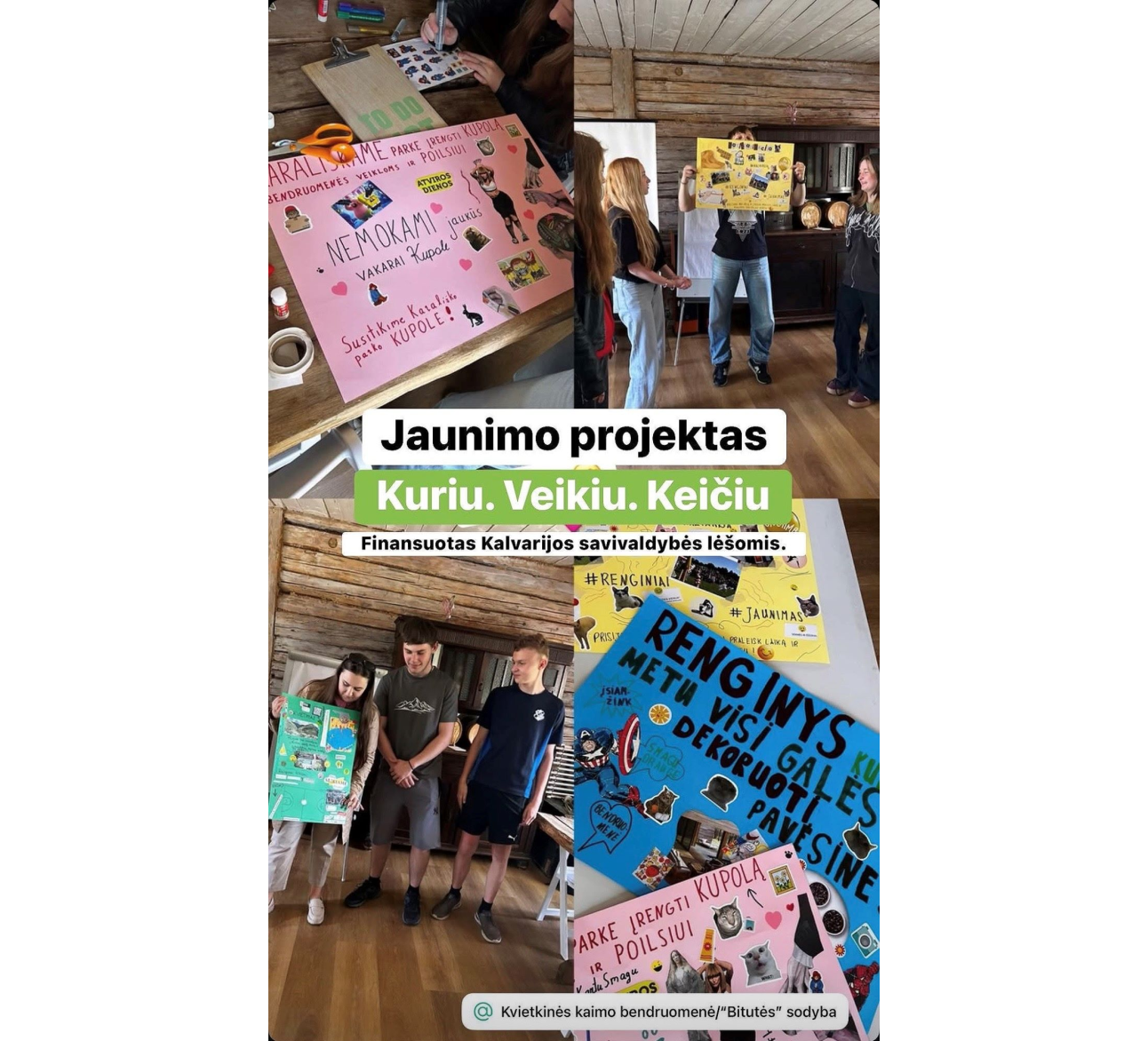 Projektas „Kuriu. Veikiu. Keičiu.”