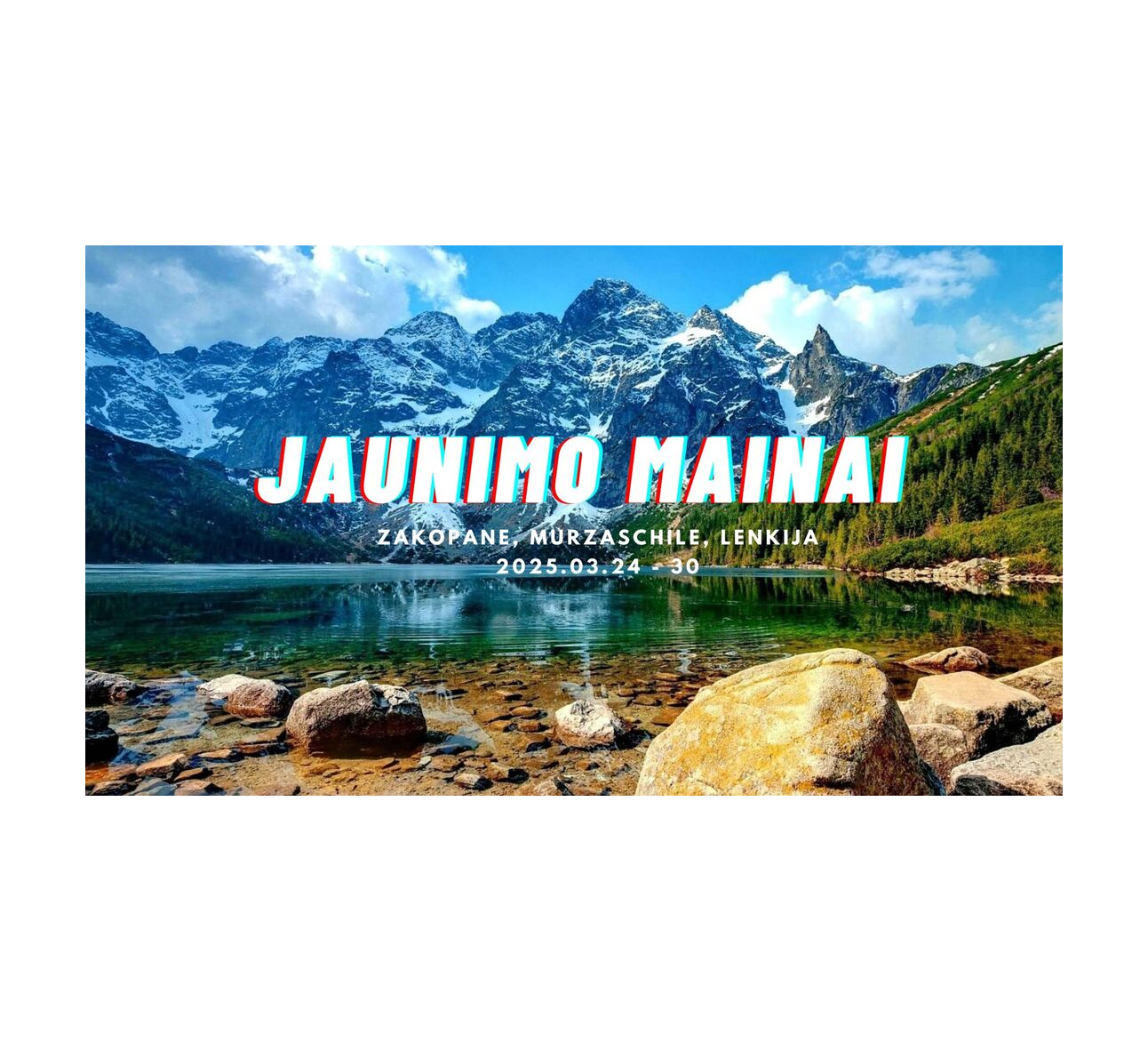 JAUNIMO MAINAI ZAKOPANĖJE