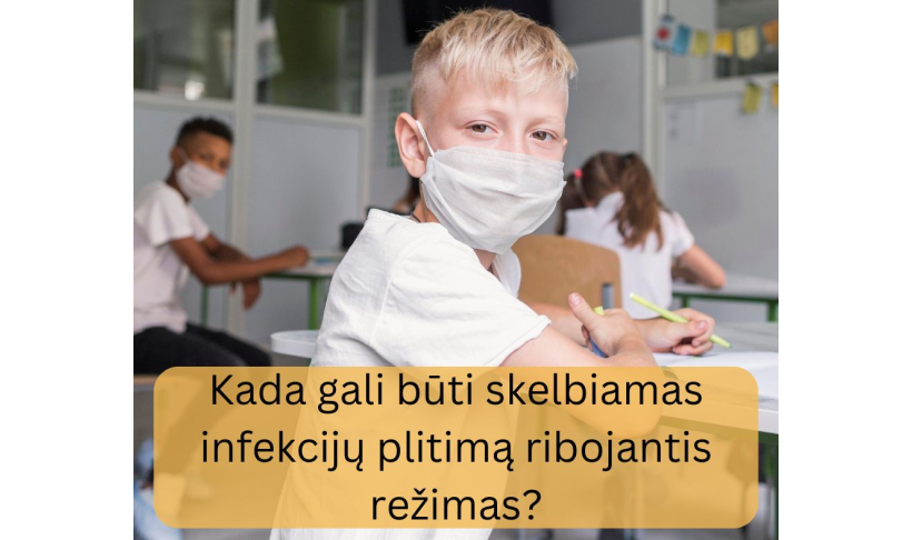 NVSC primena, kada skelbiamas infekcijų plitimą ribojantis režimas