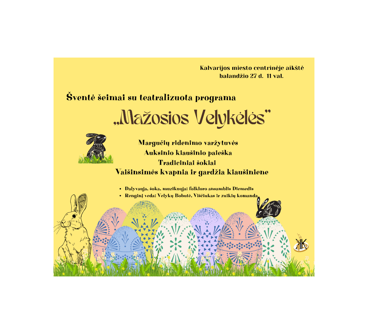 Šventė šeimai su teatralizuota programa „Mažosios Velykėlės"