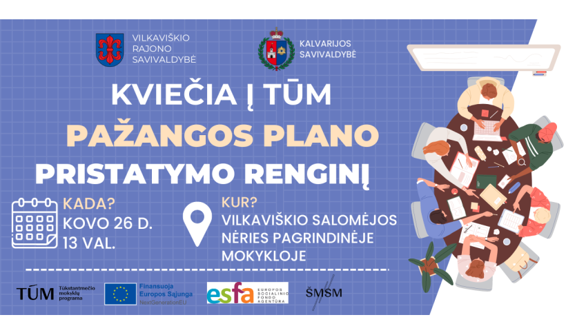TŪM pažangos plano pristatymas 